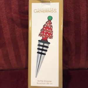 NWOT Holiday Wine Stopper